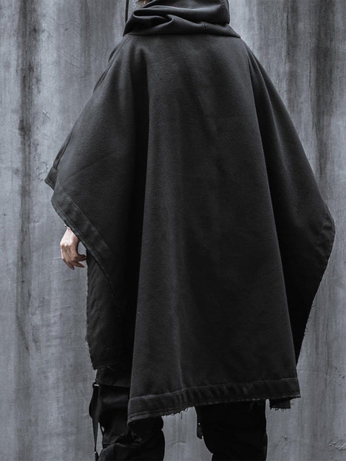 Dark Oversized Wizard Cloak Hoodie