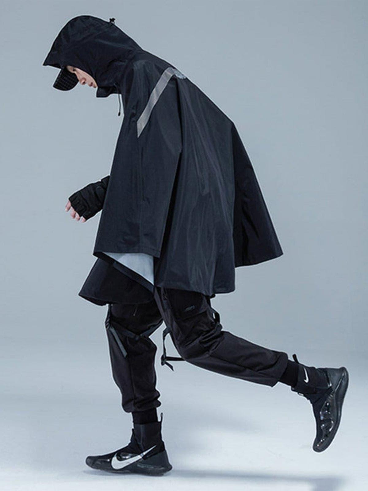 Cyberpunk Reflective Shawl Cape Jacket