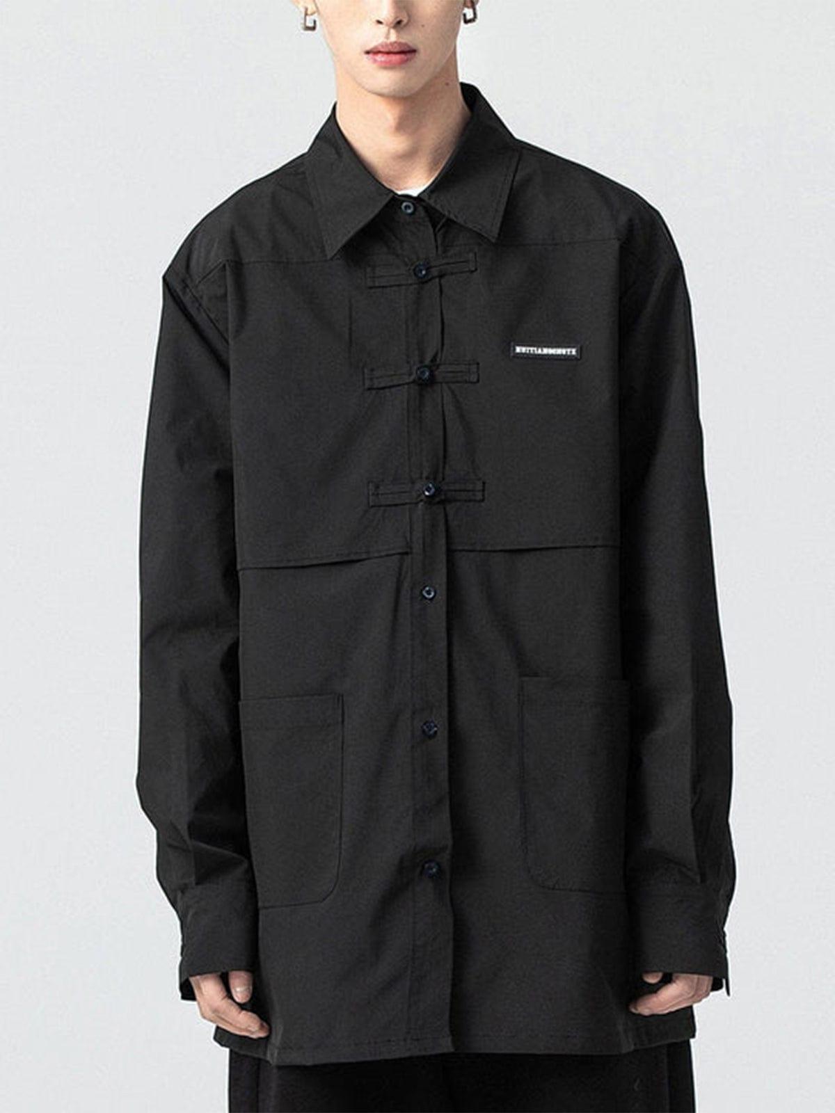Solid Color Labelling Shirt