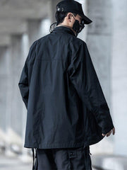 Functional Print Oversize Shirt