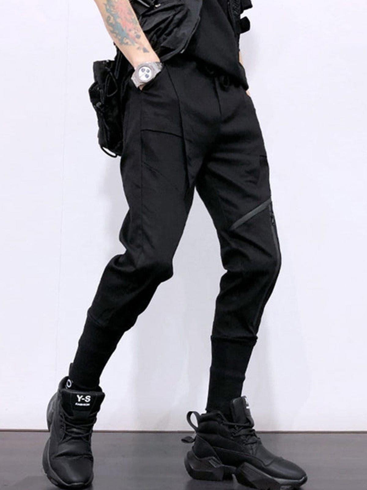 Function Oblique Zipper Cargo Pants