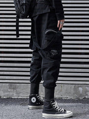 Function Buttons Ribbons Stereoscopic Pockets Cargo Pants
