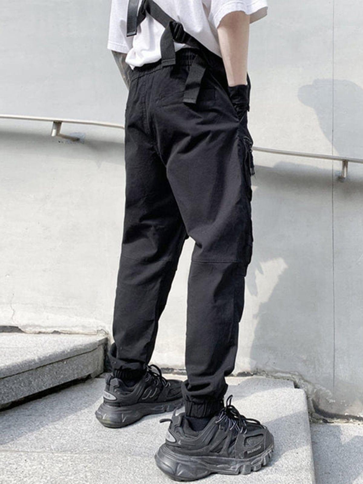 Techwear Multi Pockets Drawstring Cargo Pants