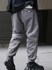 Bright Line Drawstring Cargo Pants