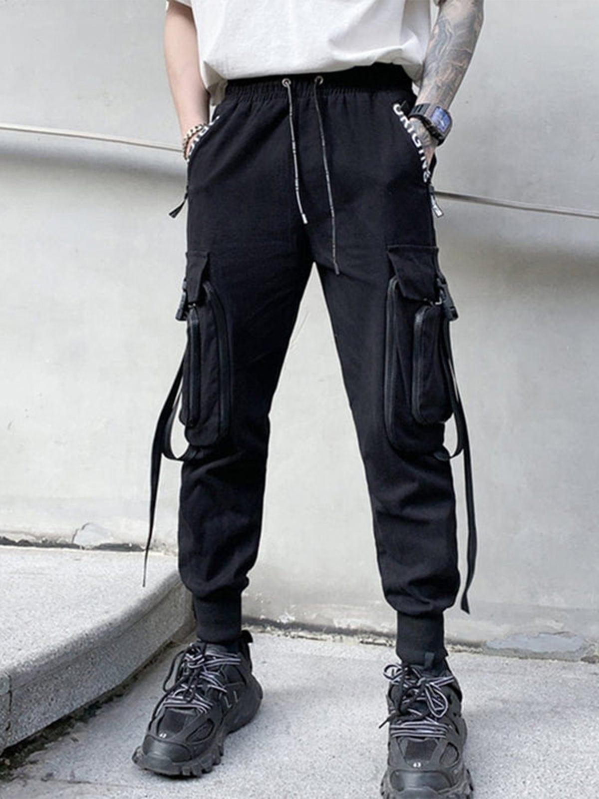 Side Zipper Pockets Cargo Pants