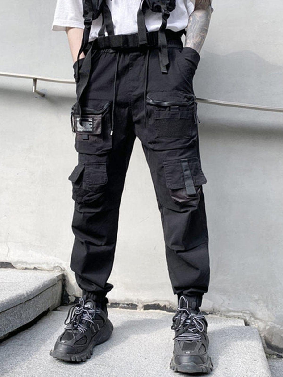 Techwear Multi Pockets Drawstring Cargo Pants