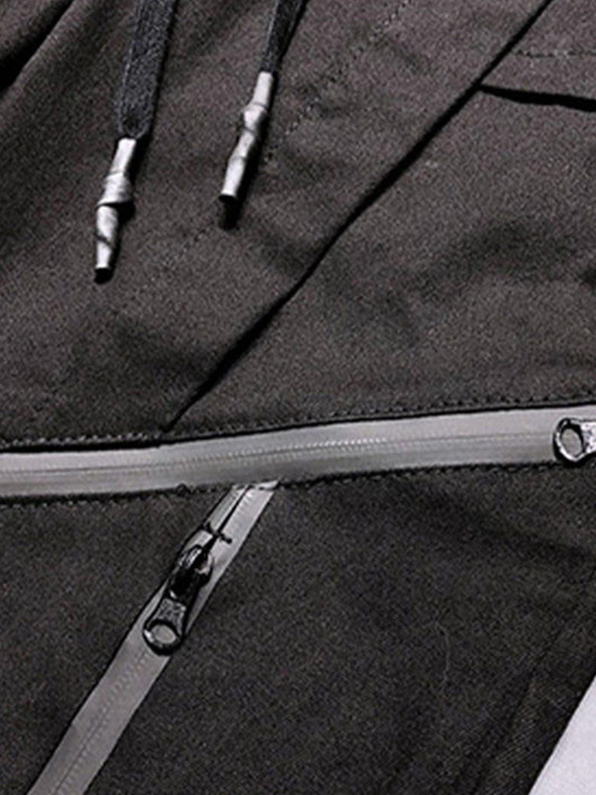Function Oblique Zipper Cargo Pants