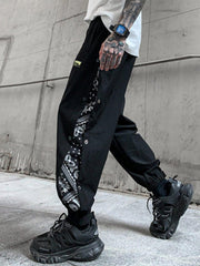 Side Bandana Patchwork Cargo Pants