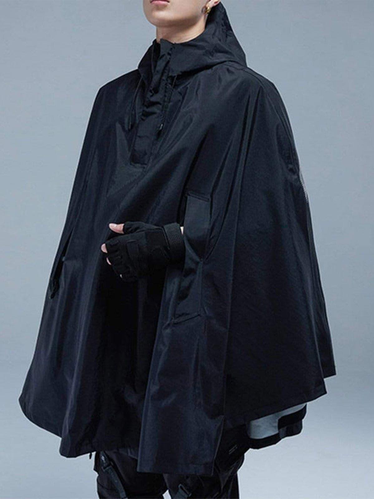 Cyberpunk Reflective Shawl Cape Jacket