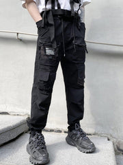 Techwear Multi Pockets Drawstring Cargo Pants
