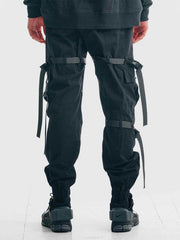 Techwear Multi Pockets Ribbons Cargo Pants