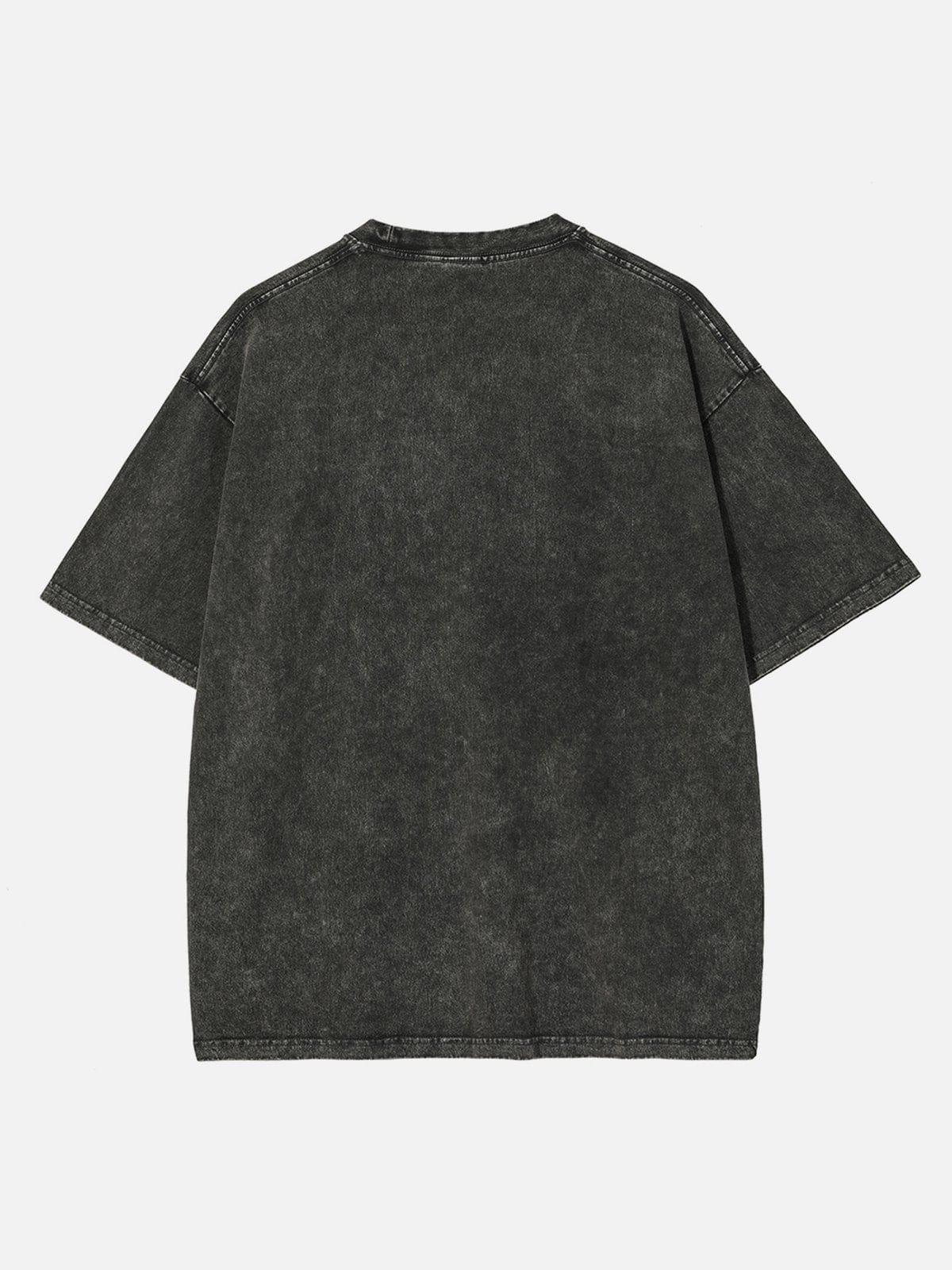 VIOLENCE Shadow Ghost Graphic Washed Tee