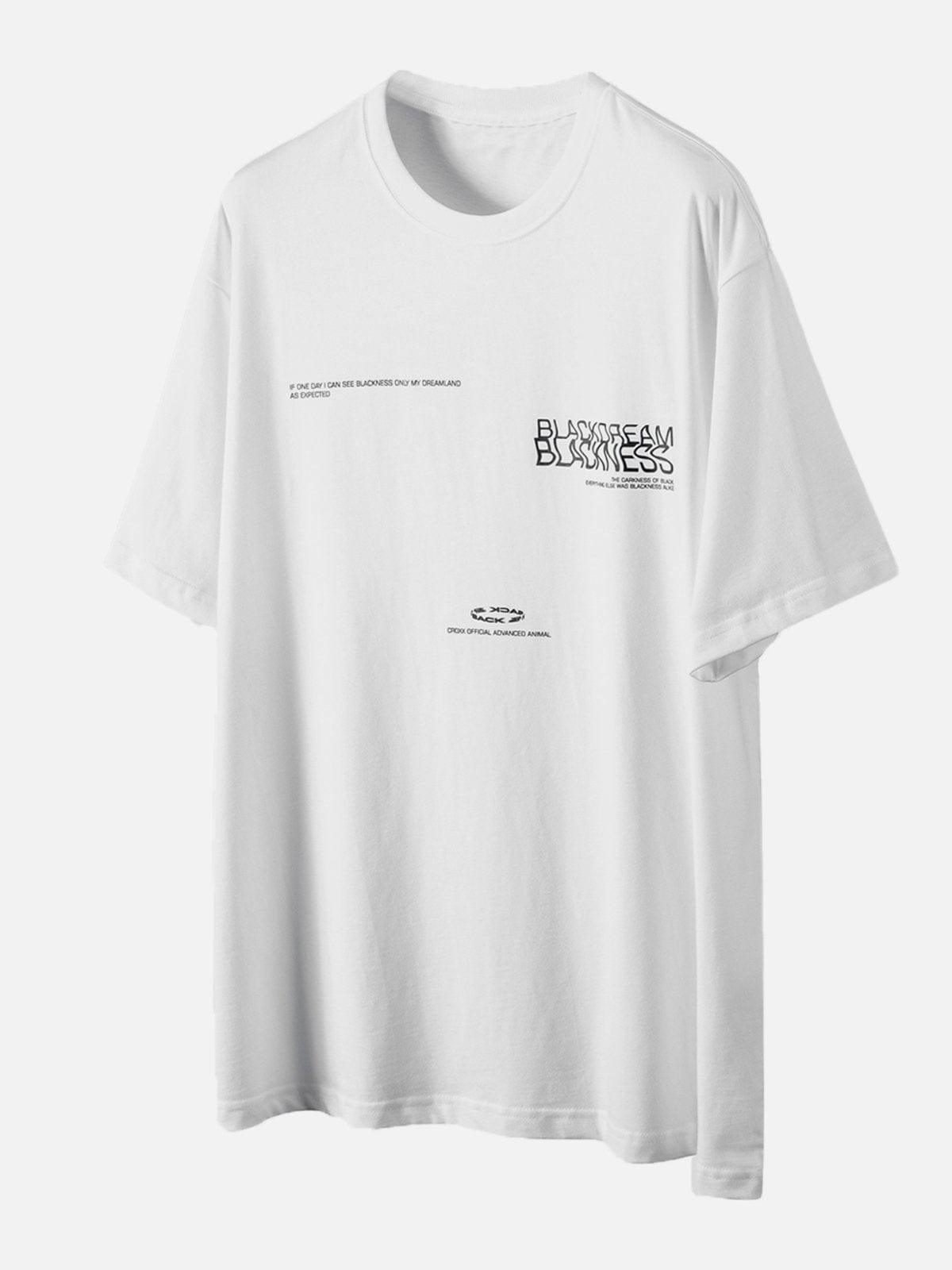 Distort Letters Graphic Tee