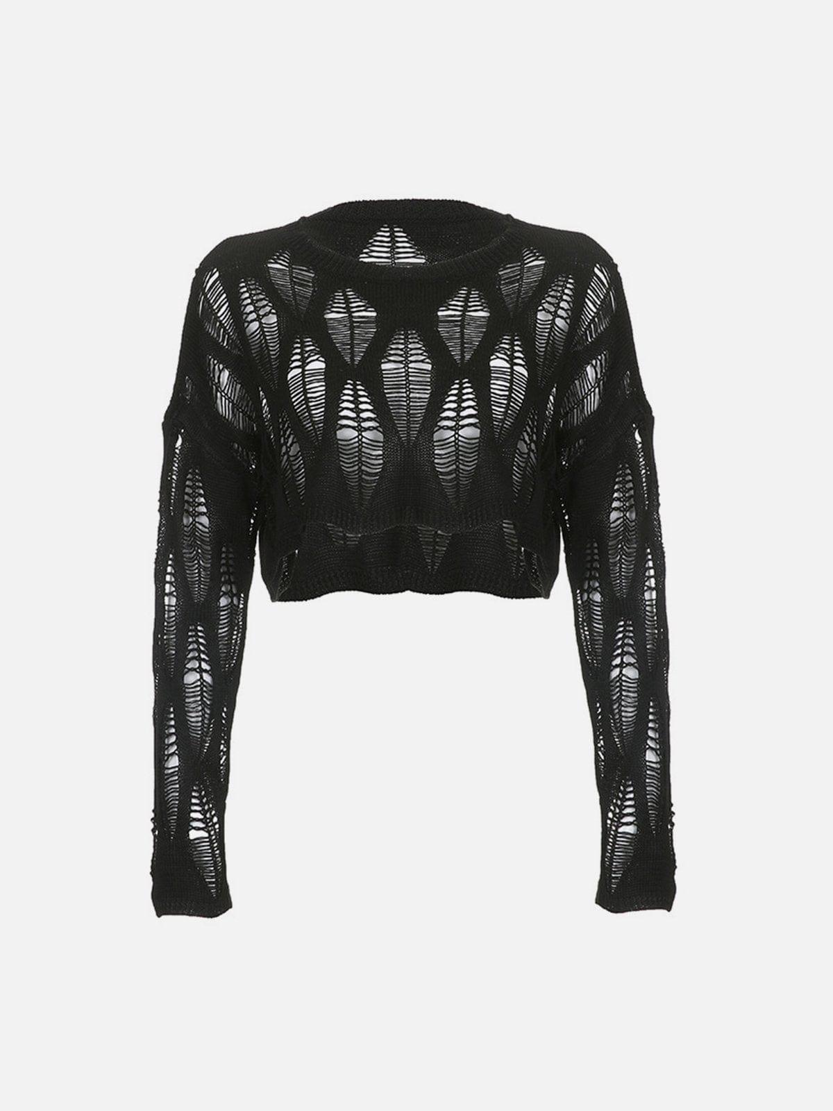 Cross Hollow Sweater