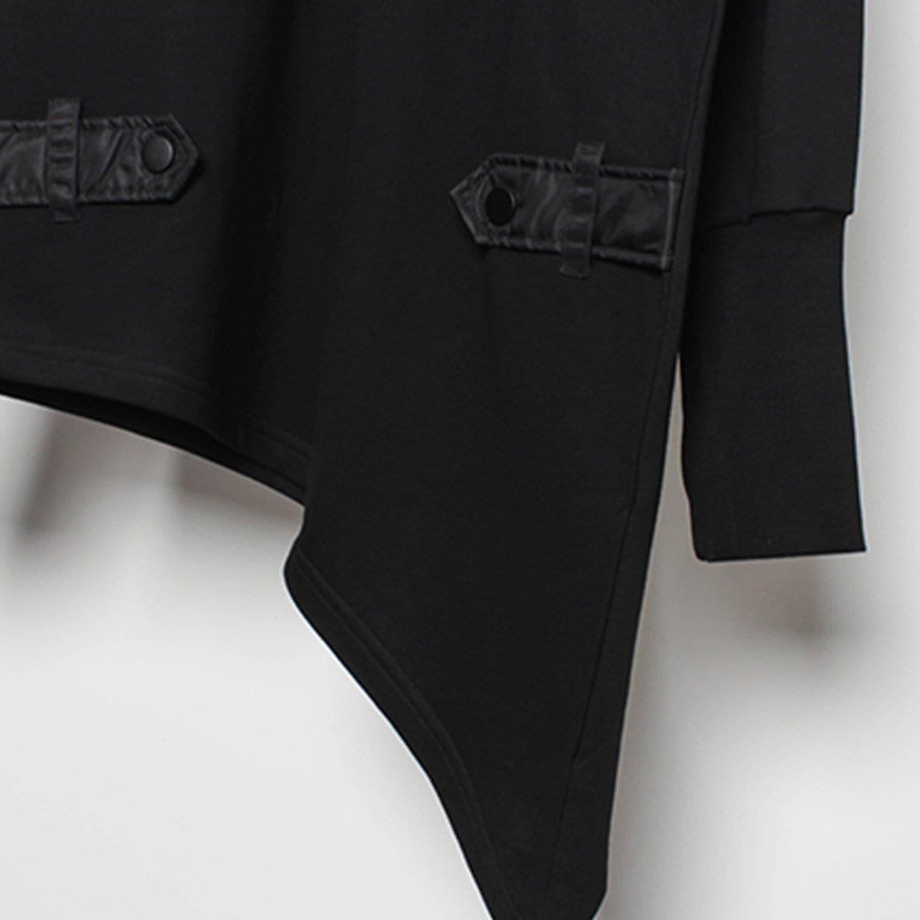Dark Function Asymmetric Patchwork Sweatshirt