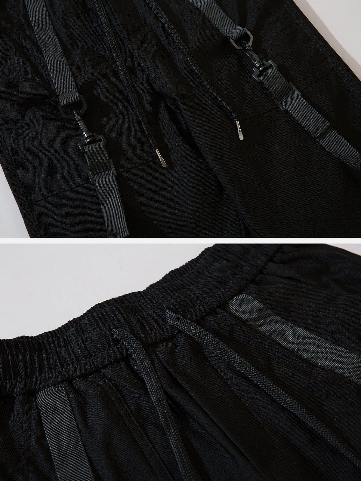 Long Ribbon Cargo Pants