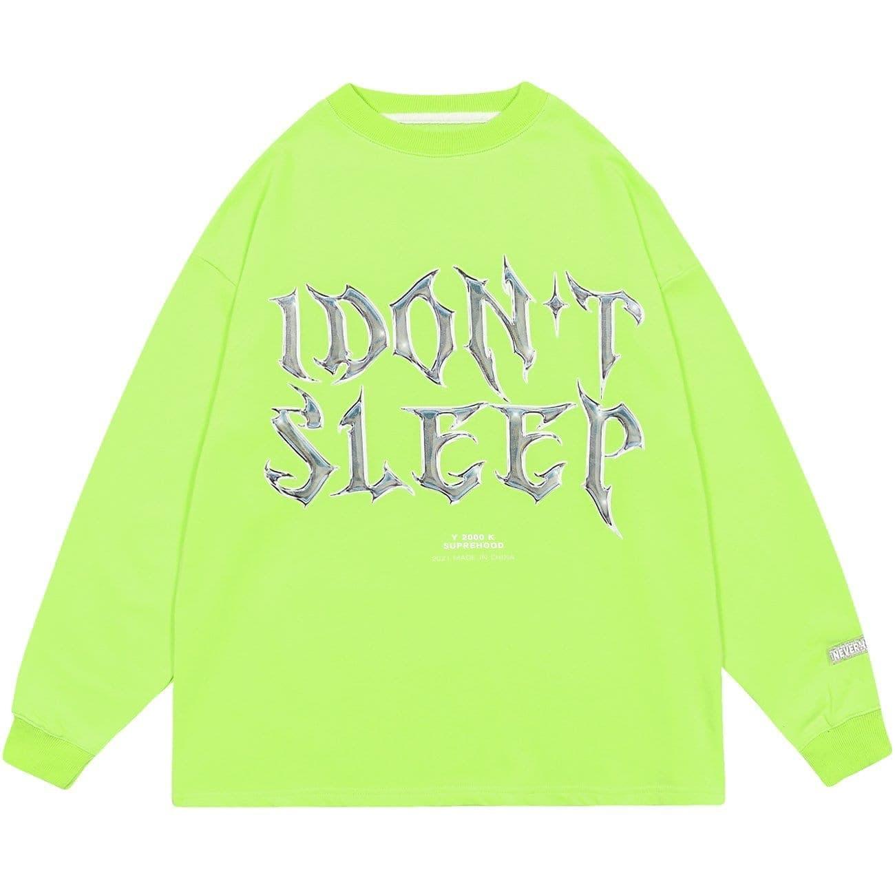Mercury Letters Print Sweatshirt