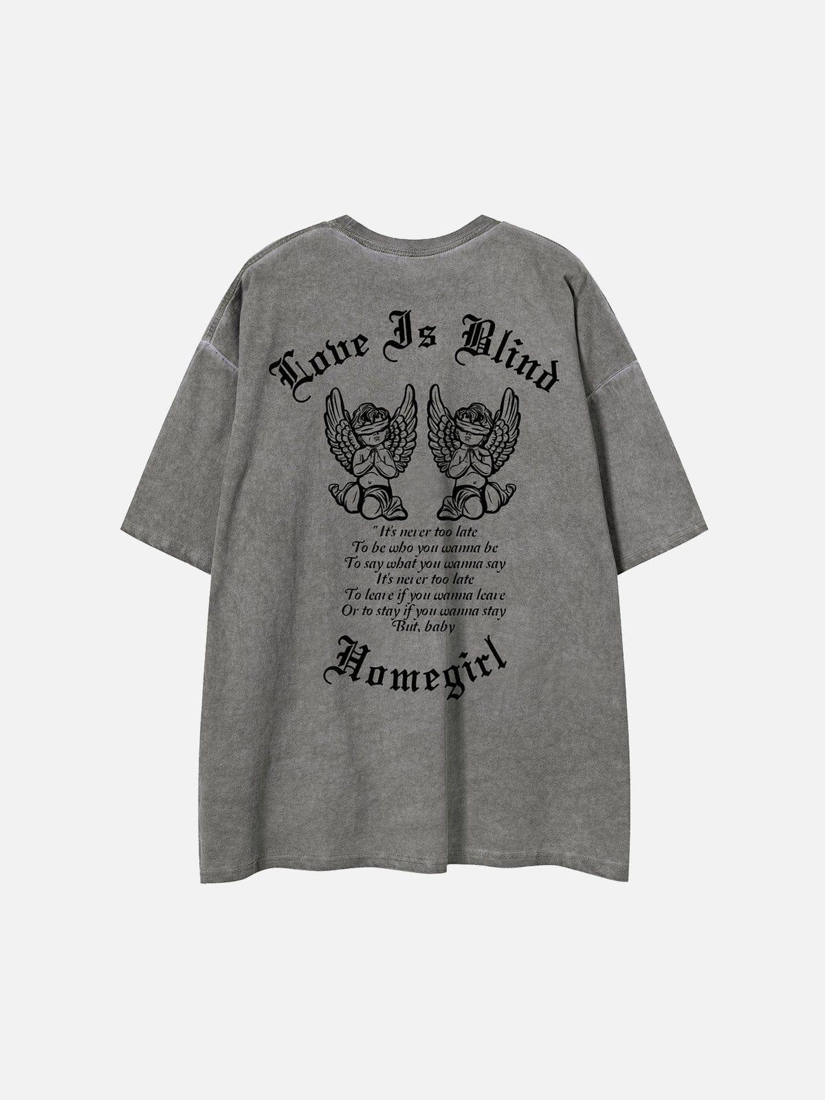 Washed Little Angel Graphic Tee