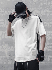 Black White Patchwork Tee