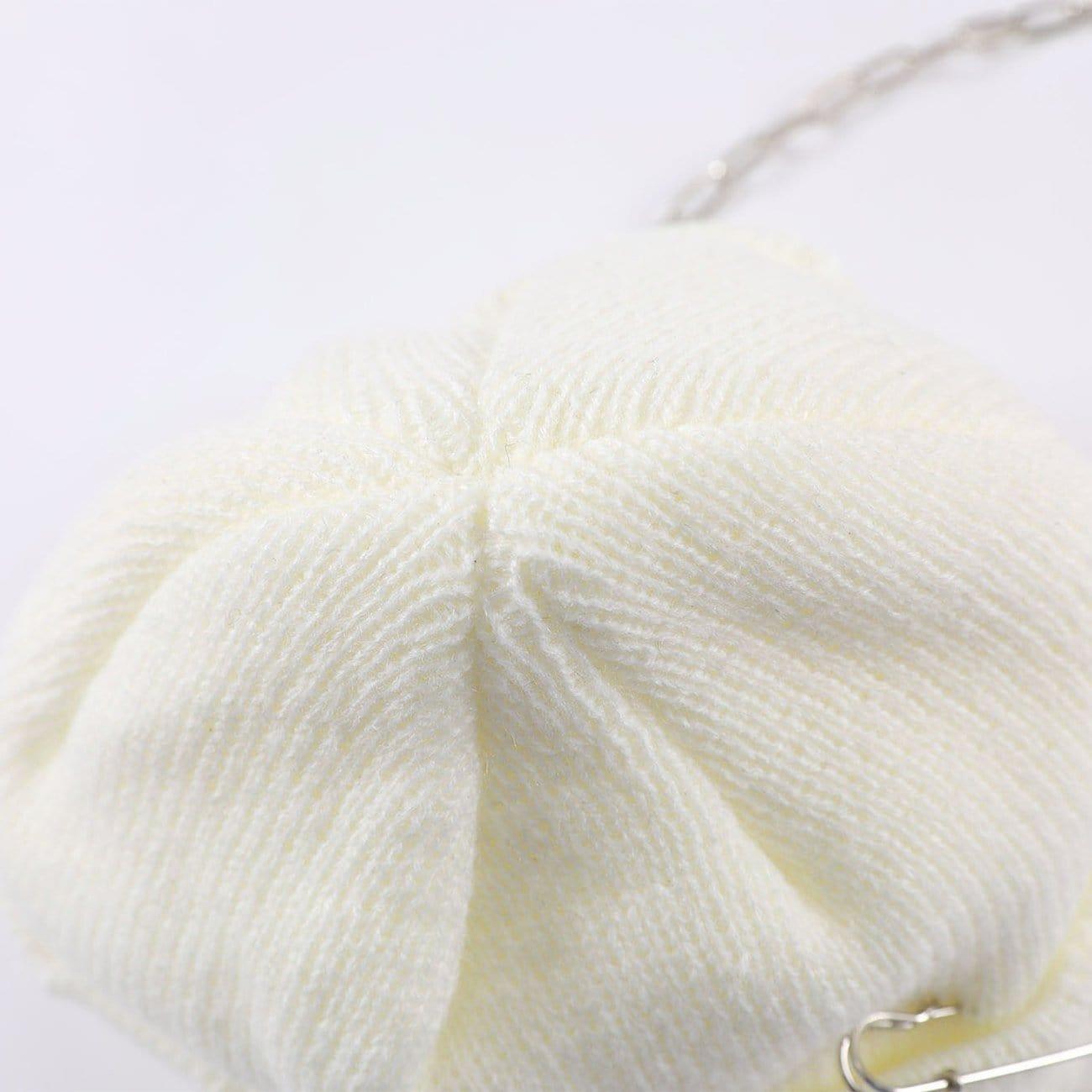 Vintage Ripped Hole Chain Knit Cap
