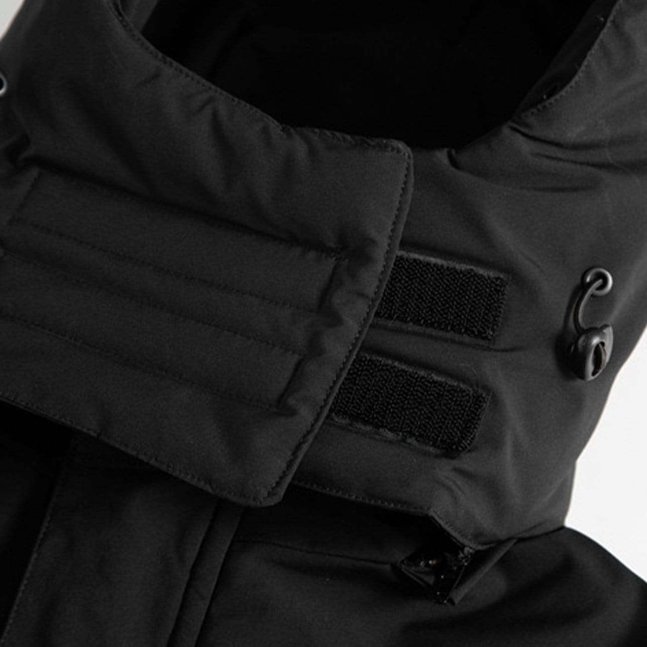 Removable Multi Pockets Winter Coat