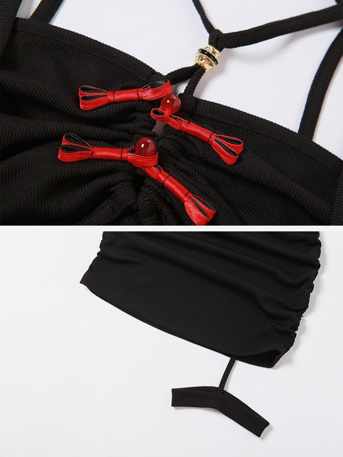 Hollow Folds Dress
