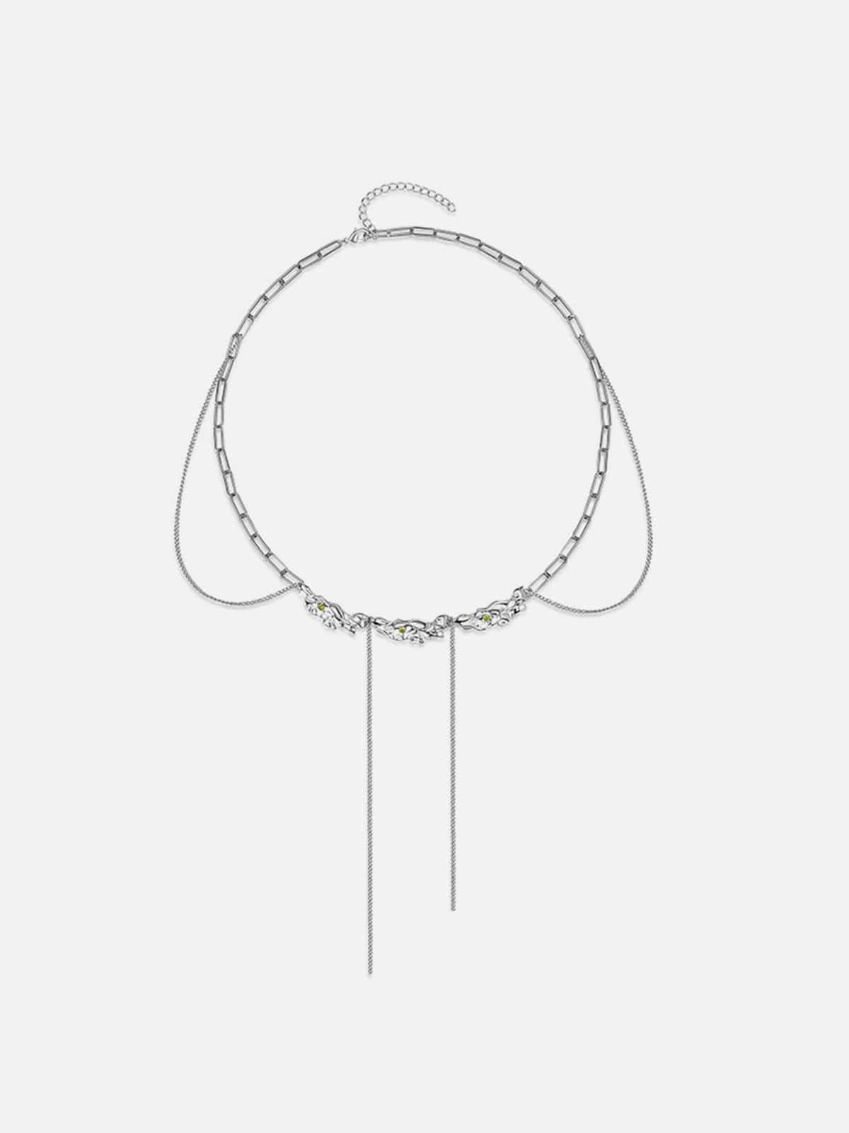 Long Chain Dangle Necklace