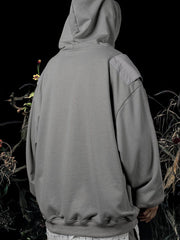 Patchwork Reflective Strip Hoodie