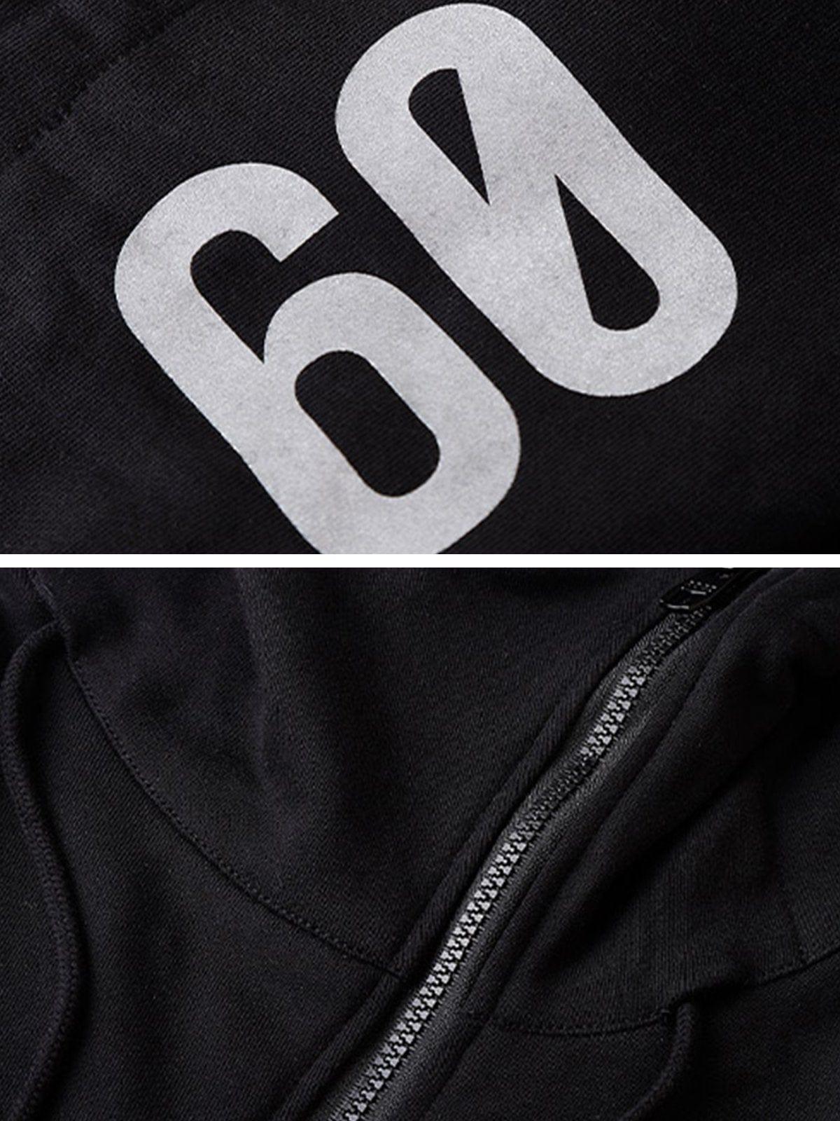 Tilted Zipper Hoodie