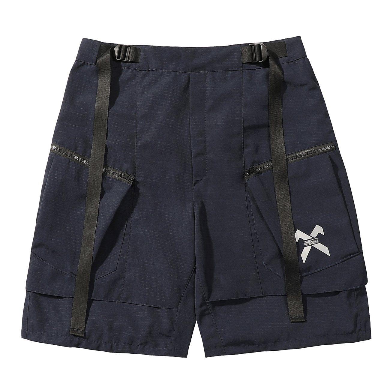 Function Long Zip Up Cargo Shorts