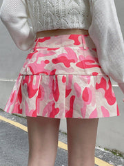 Camouflage Folds Skirt
