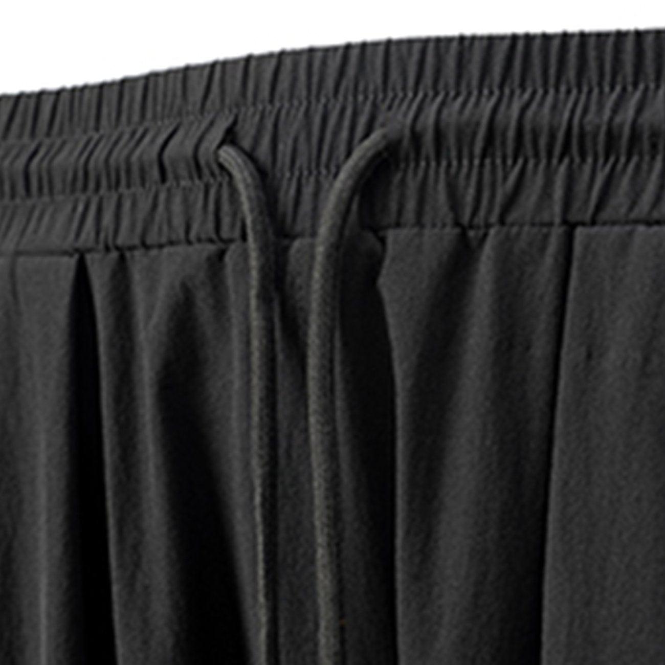 Multi Pockets Drawstring Cargo Pants