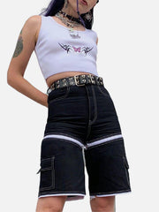 Detachable Zip Up Jeans