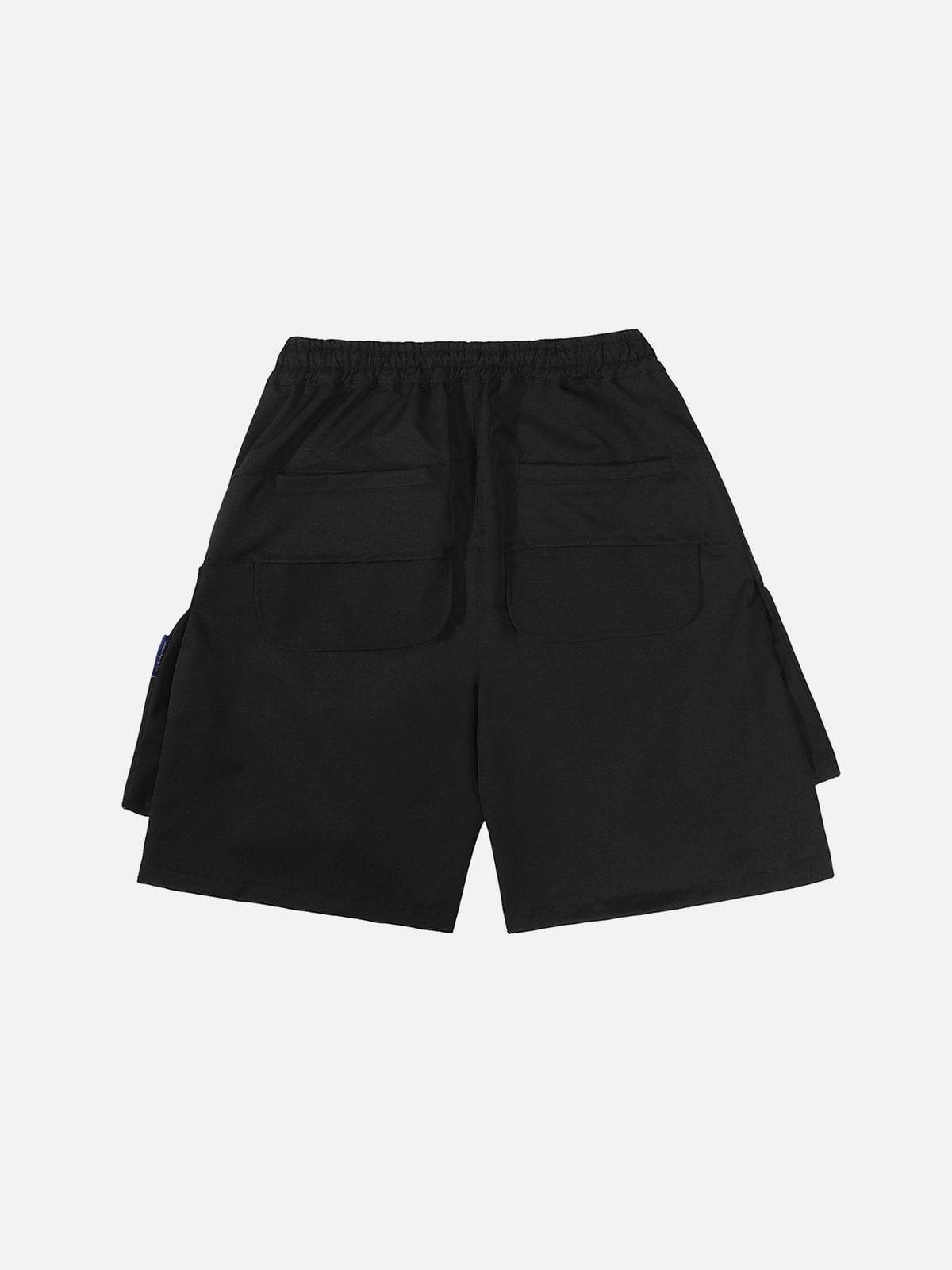 Big Pocket Zip Up Cargo Shorts