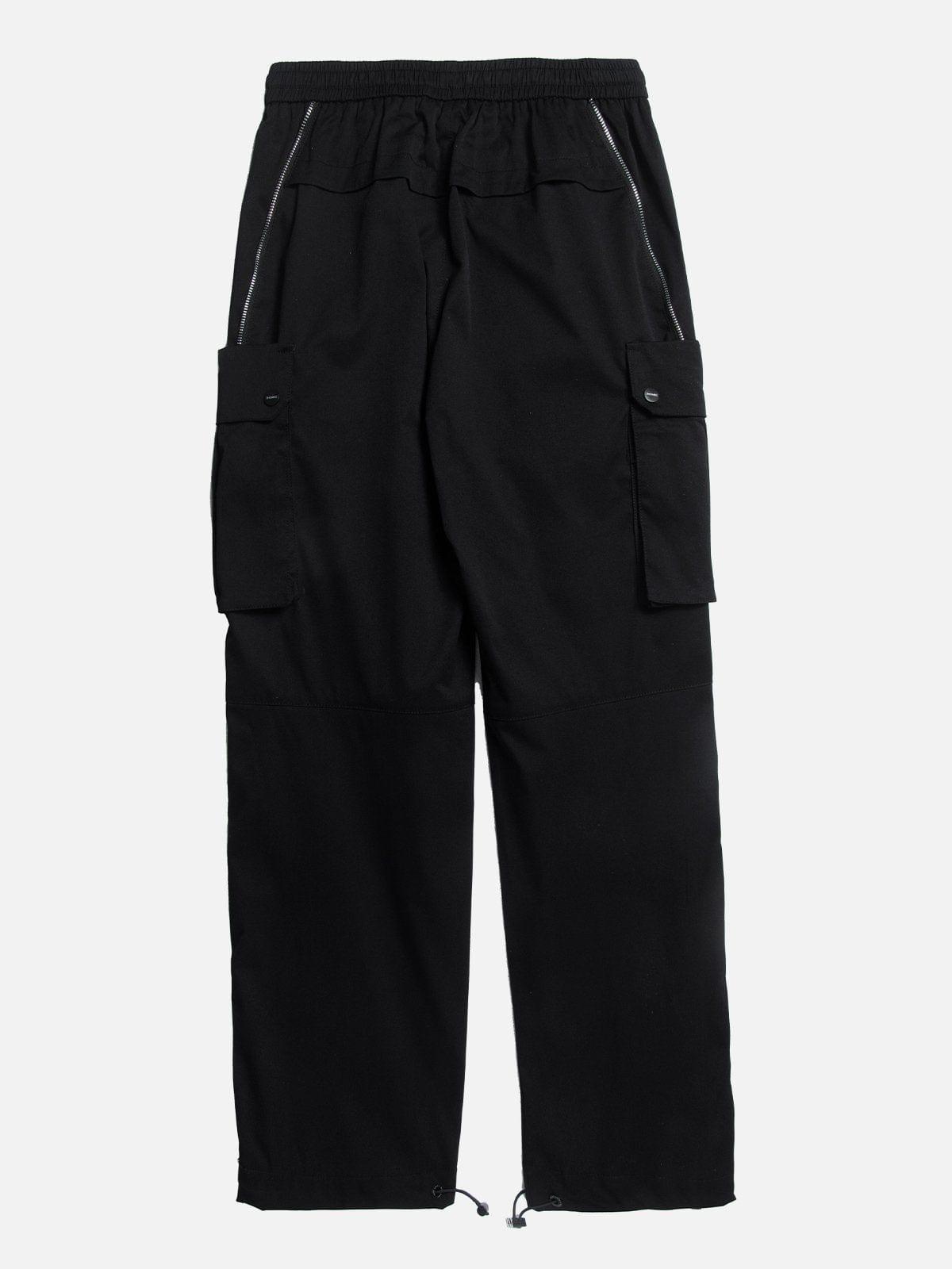 Big Pocket Long Zip Up Cargo Pants