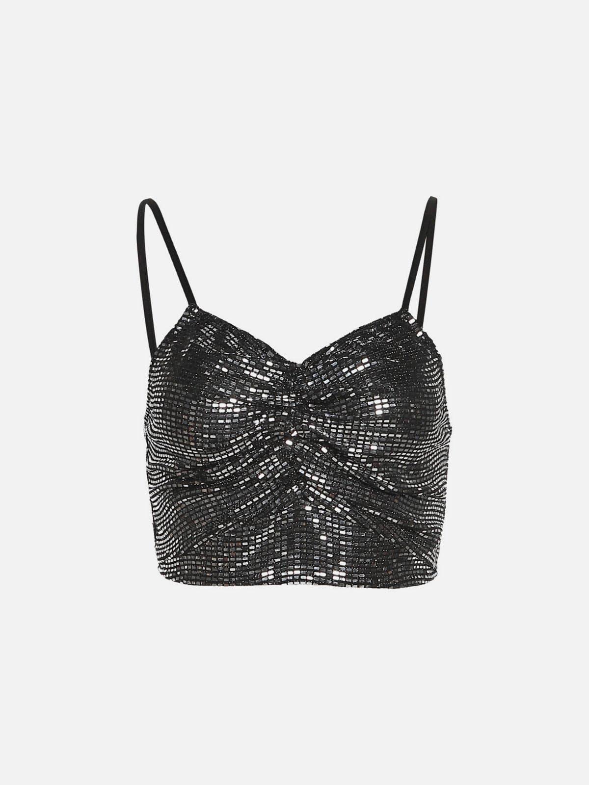 Sexy Cropped Navel Slim Vest