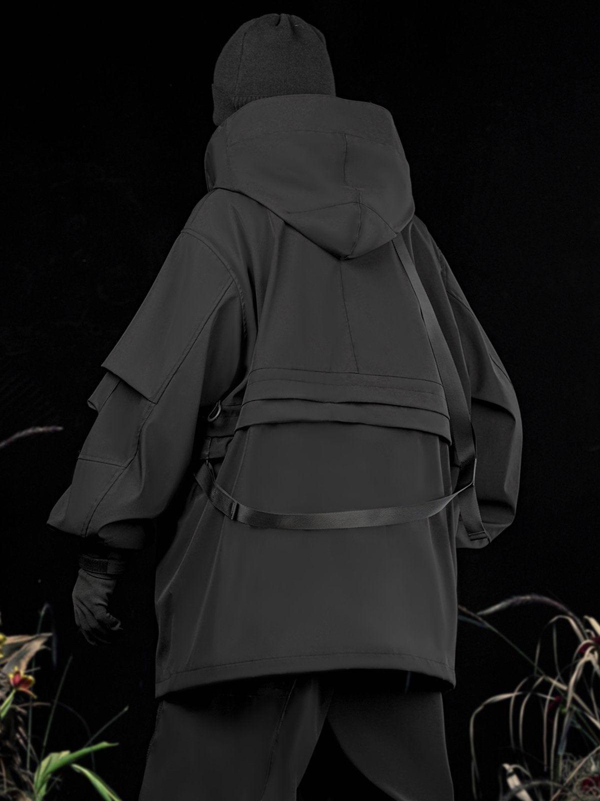 Detachable Patchwork Pocket Jacket
