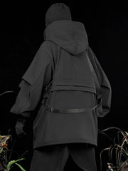 Detachable Patchwork Pocket Jacket