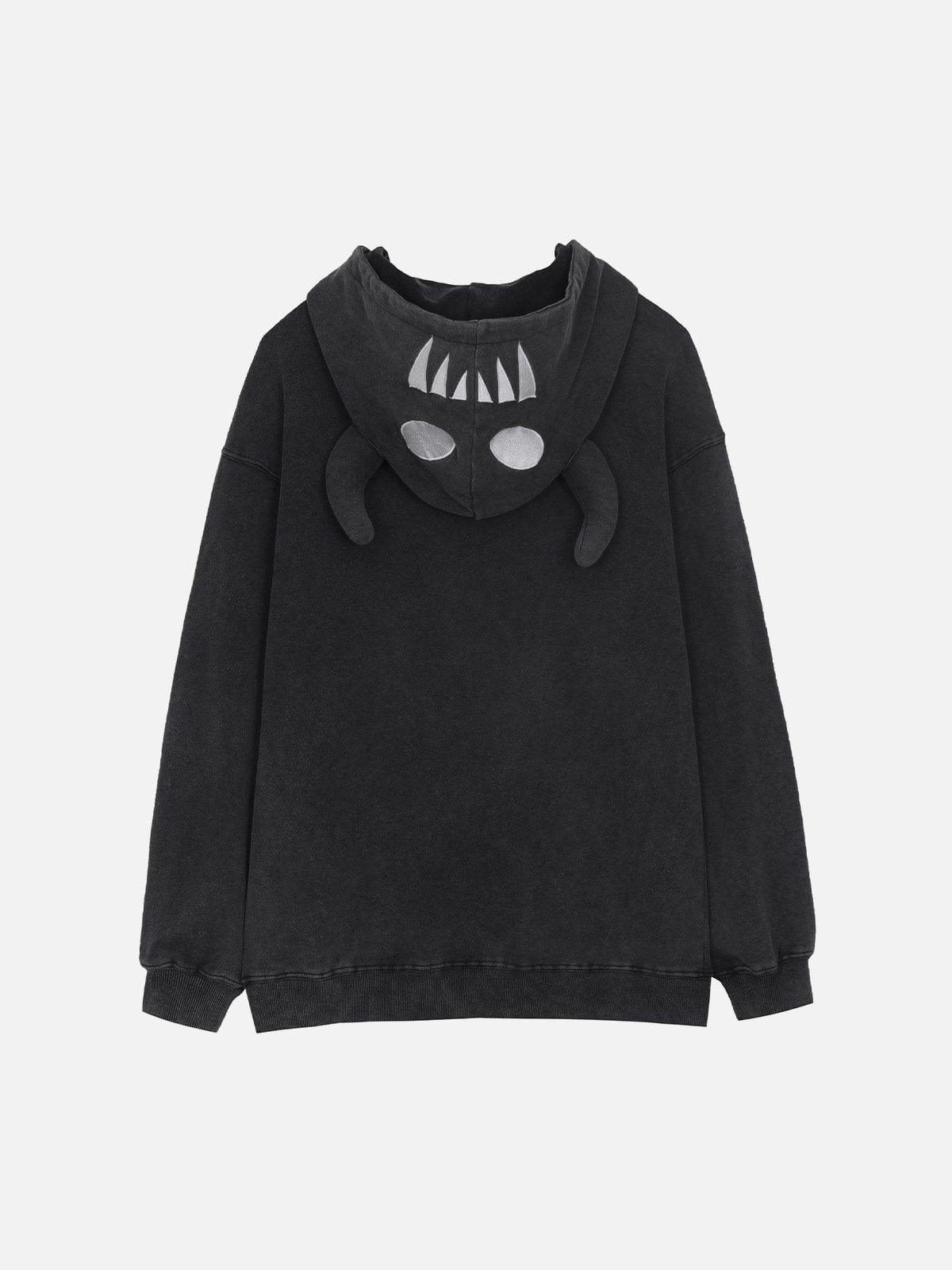 "Anagocer Hood" Devil Hoodie