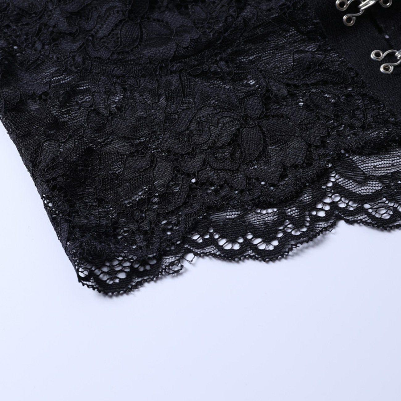 Patchwork Lace Vest