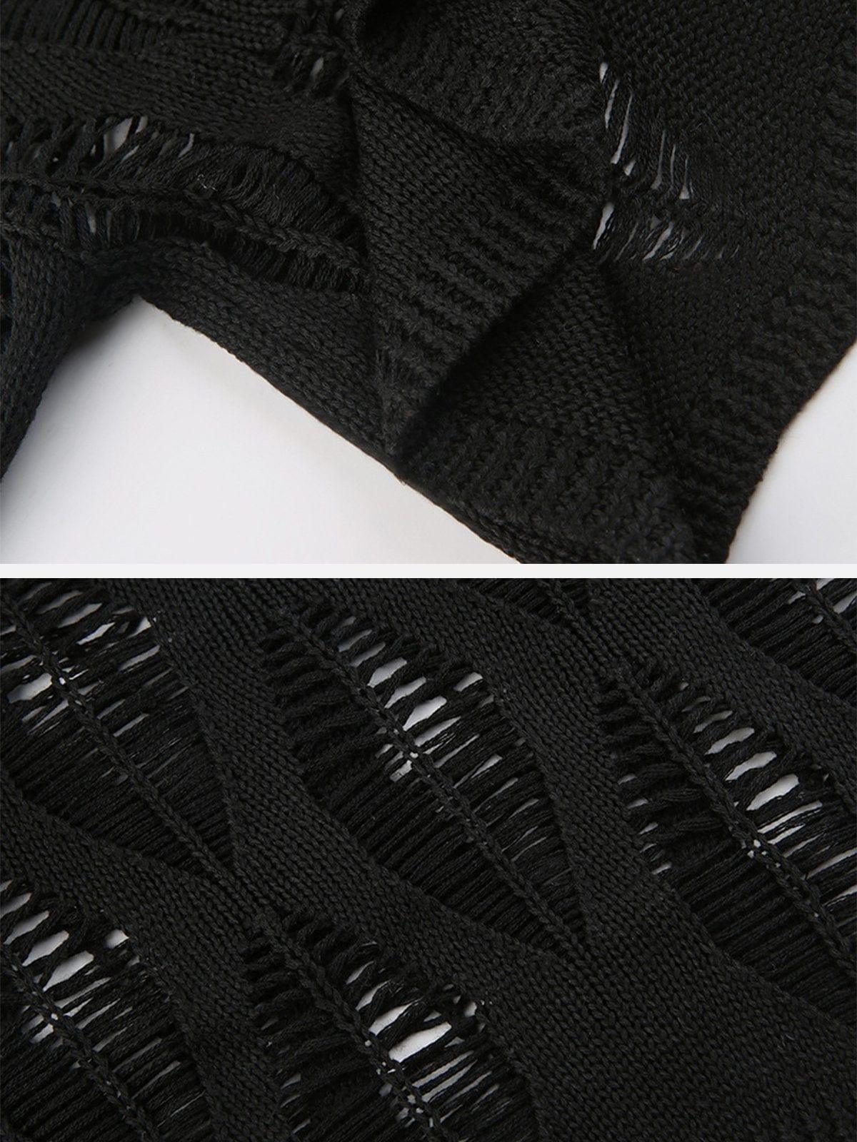 Cross Hollow Sweater