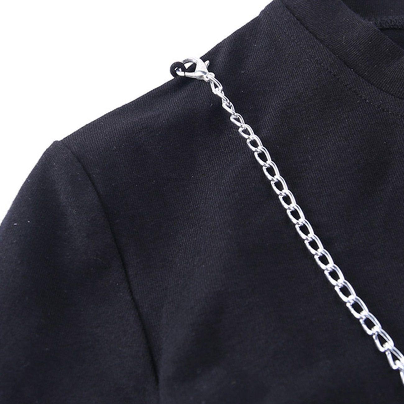 Chain Accessories Long Sleeve T Shirt