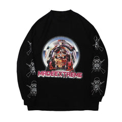 Vicious Monster Print Sweatshirt
