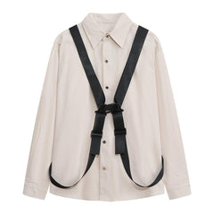 Cross Strap Function Long Sleeve Shirt