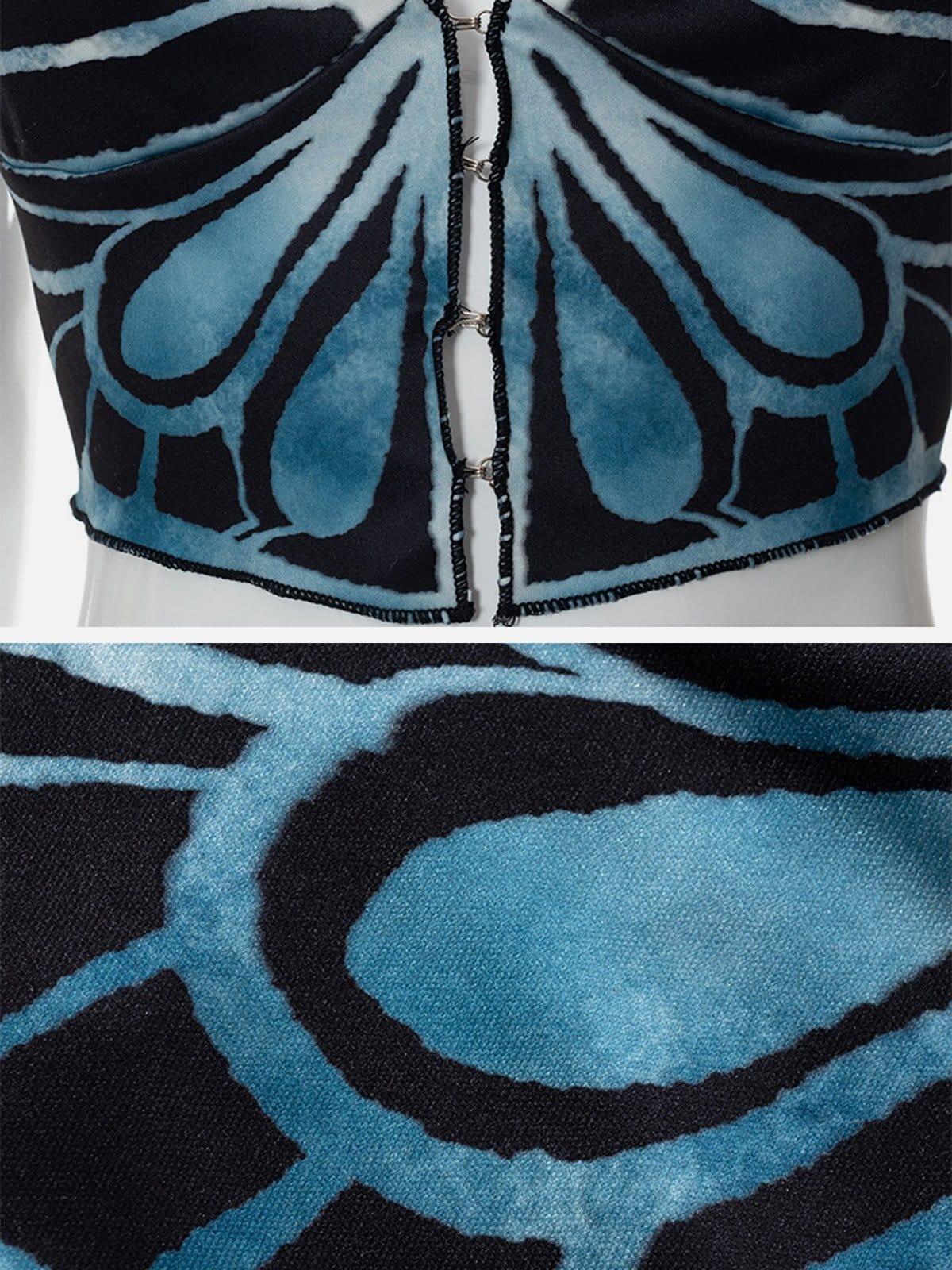Butterfly Print Vest