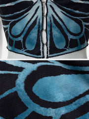 Butterfly Print Vest