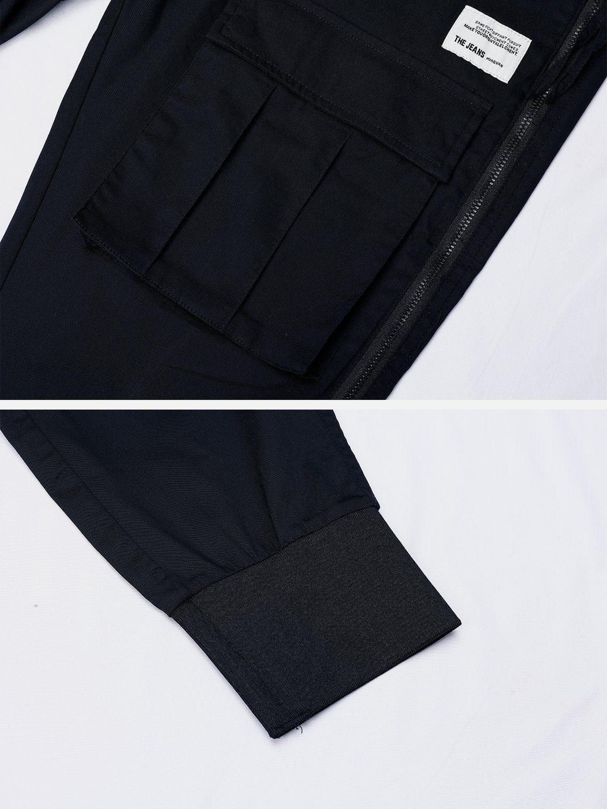 Side Zip Up Cargo Pants