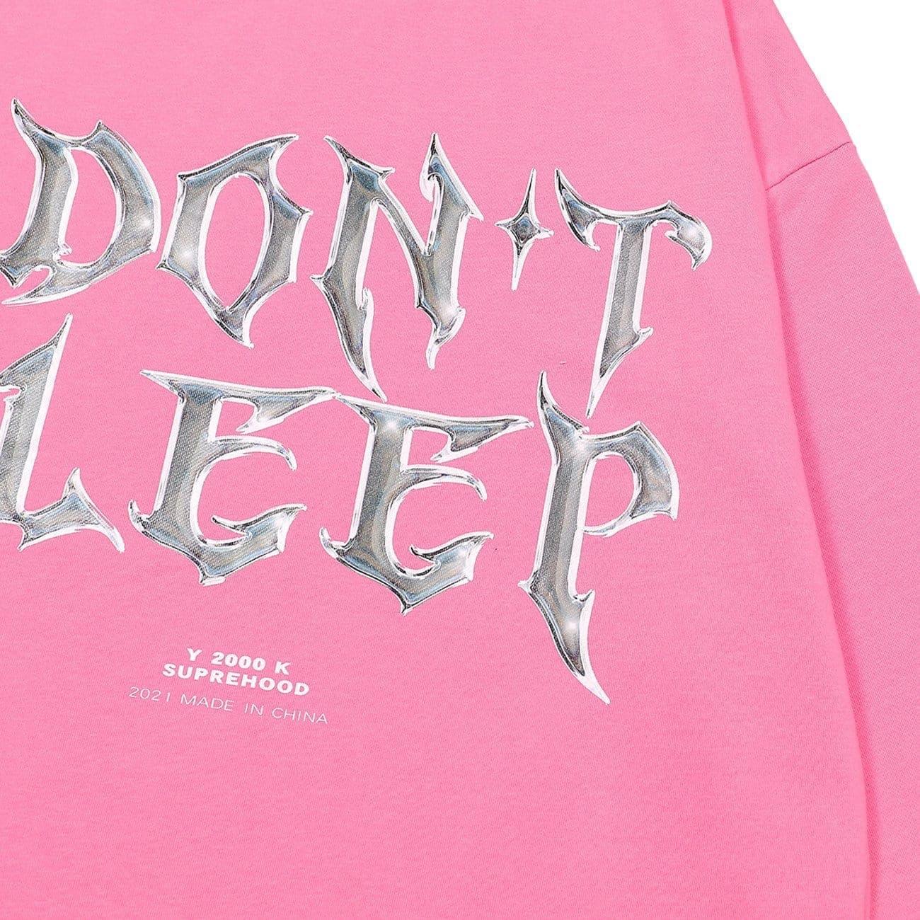 Mercury Letters Print Sweatshirt