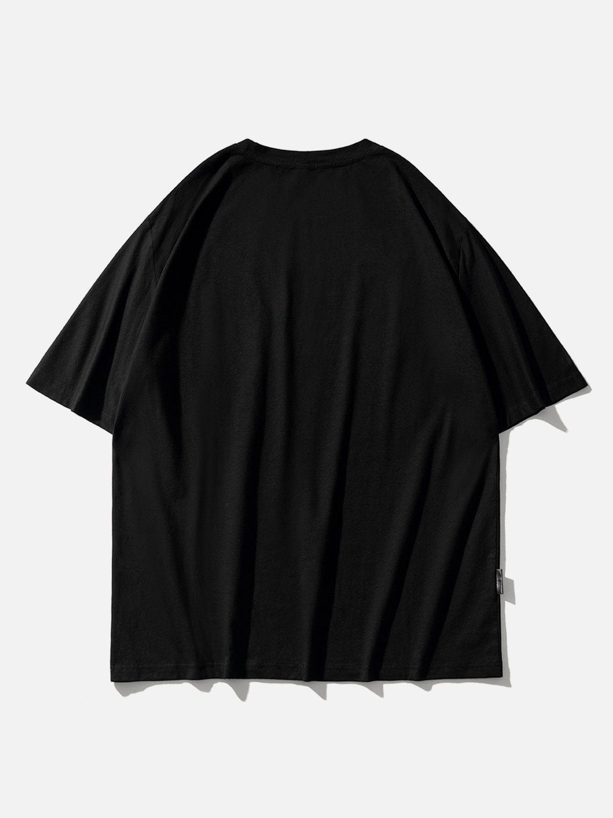 Broken Glass Letter Graphic Tee