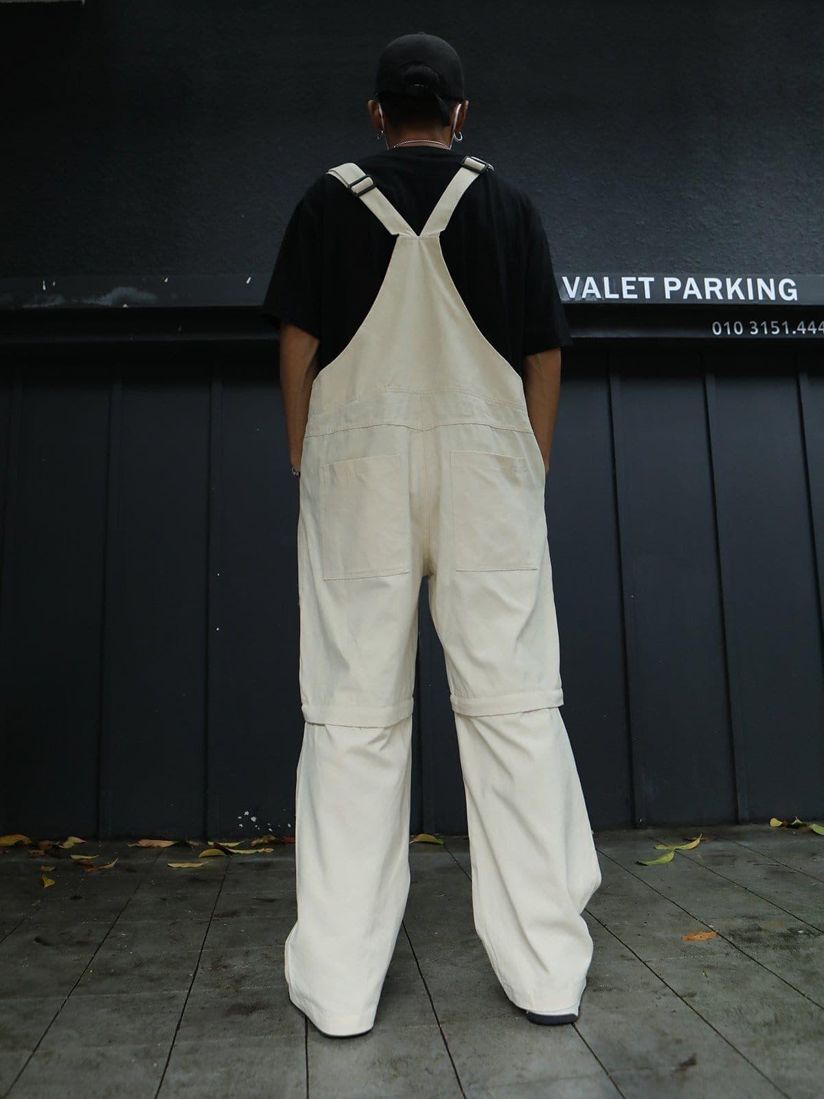 Detachable Pant Legs Overalls